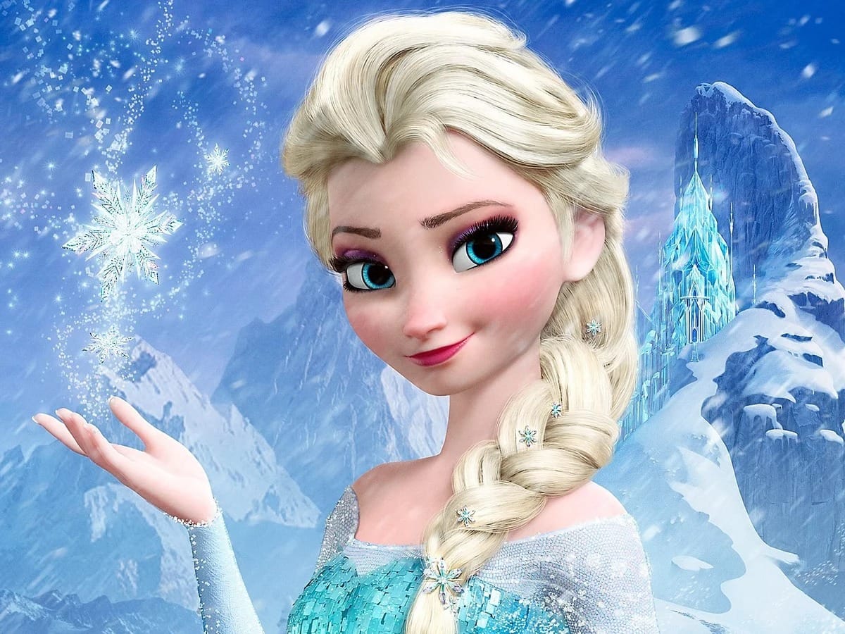 10عکس باکیفیت از شخصیت کارتونی السا Elsa برای چاپ روی انواع پرده