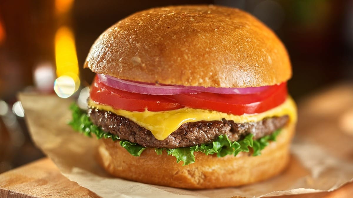 10عکس باکیفیت از همبرگر Hamburger برای چاپ روی انواع پرده