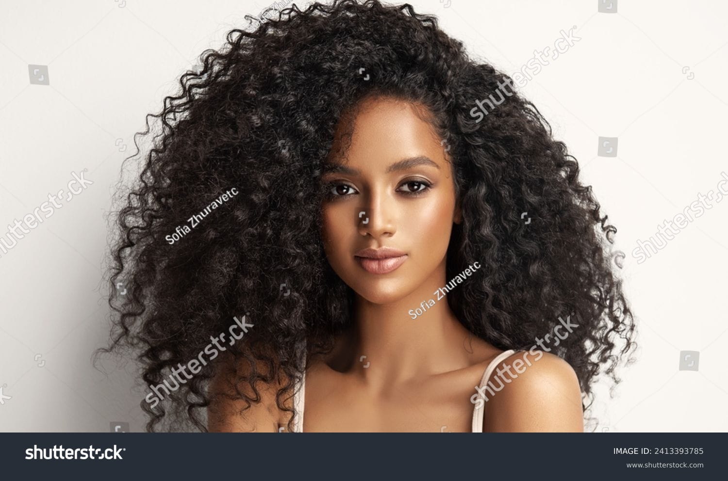 موی فر Curly Hair - کد 2413393785