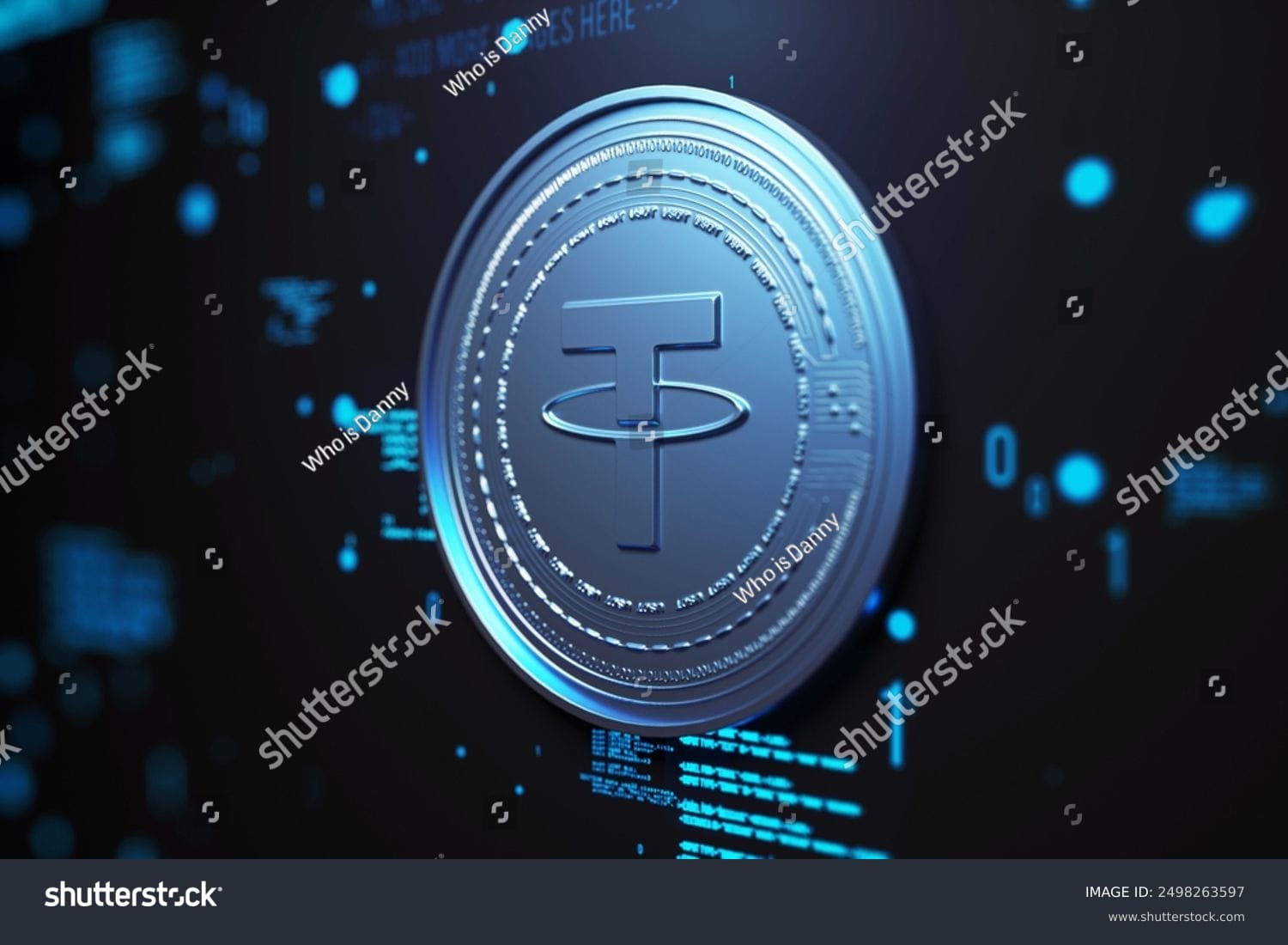 لوگو تتر Tether - کد 2498263597