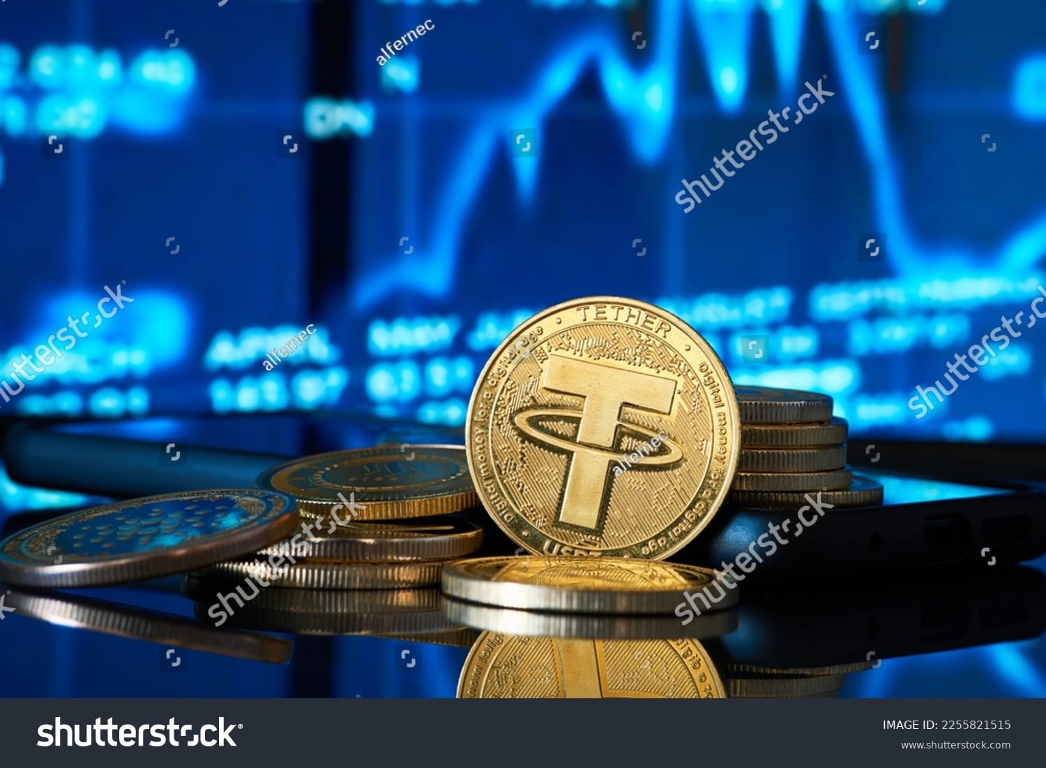 لوگو تتر Tether - کد 2255821515