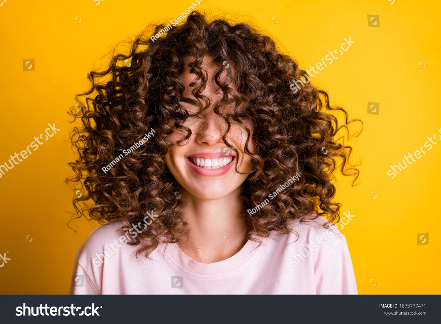 موی فر Curly Hair - کد 1873777471