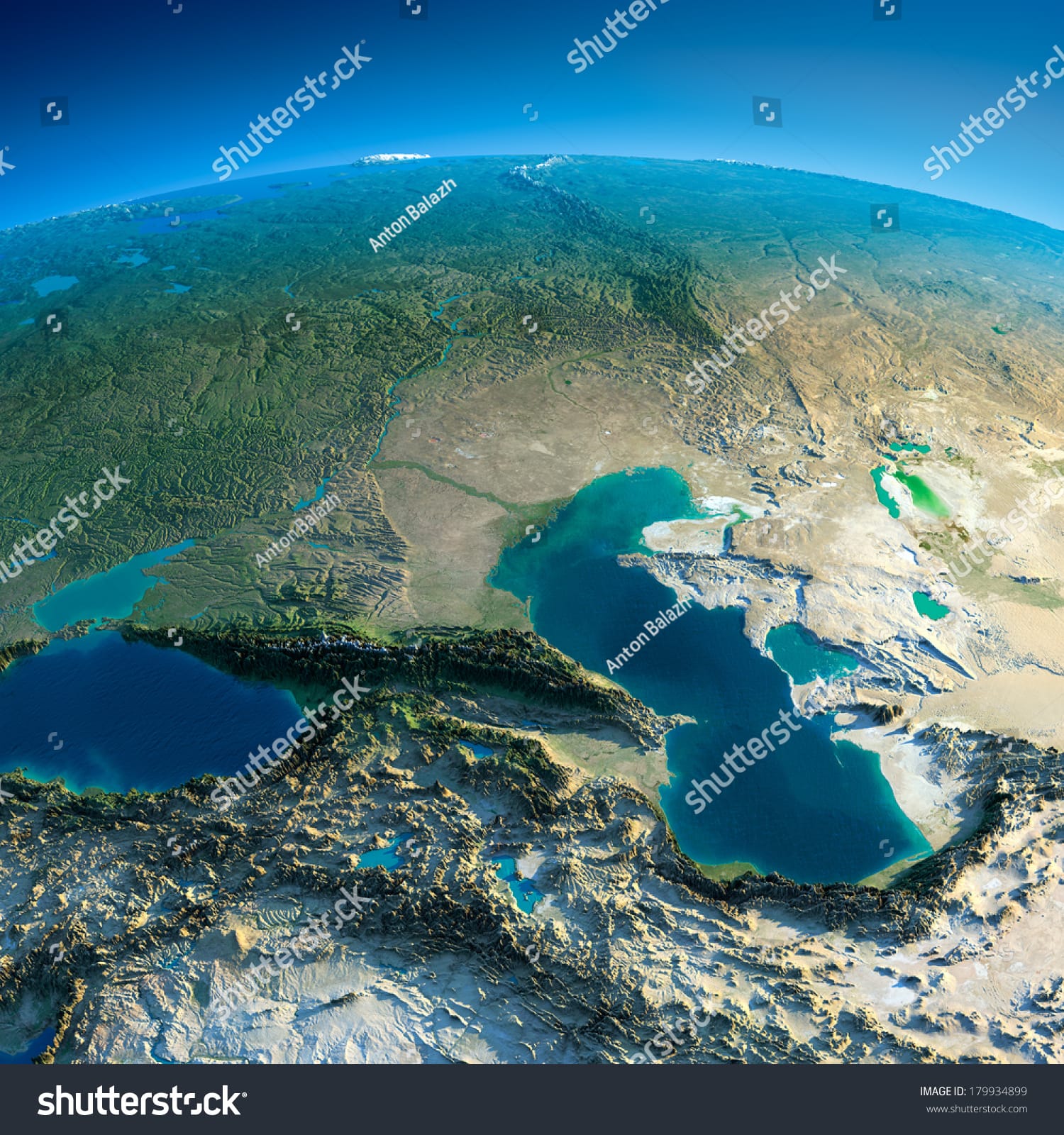 دریای خزر Caspian Sea - کد 179934899