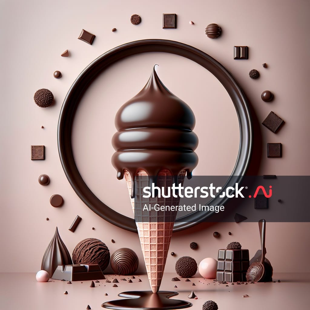 بستنی شکلاتی Chocolate Ice-cream - کد 2444466951