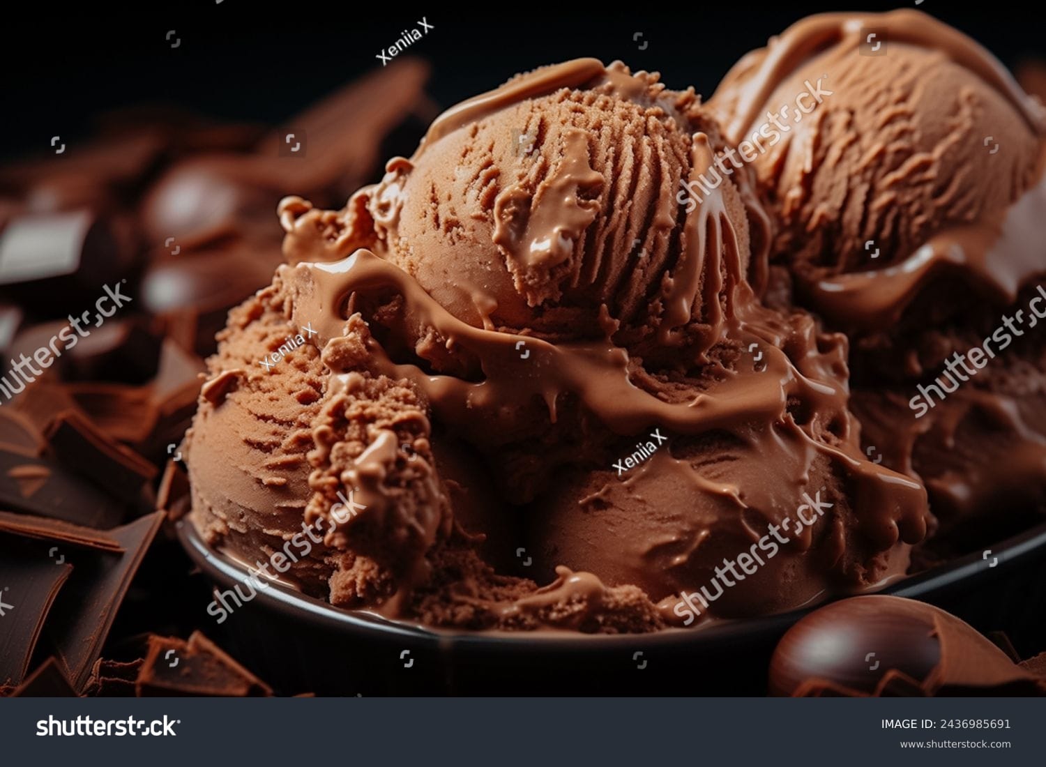 بستنی شکلاتی Chocolate Ice-cream - کد 2436985691