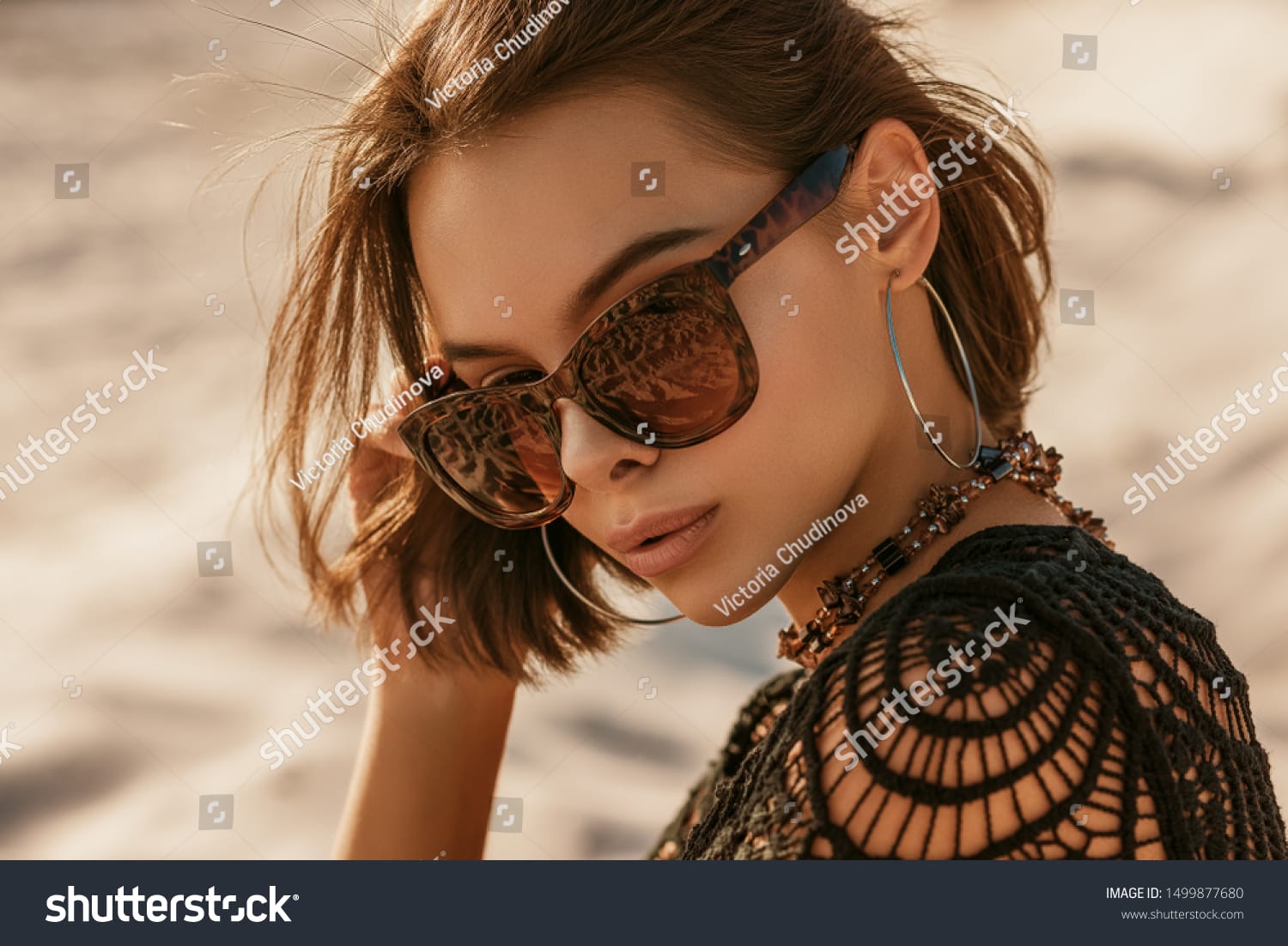 فشن مدل عینک آفتابی Sunglasses Fashion Model - کد 1499877680