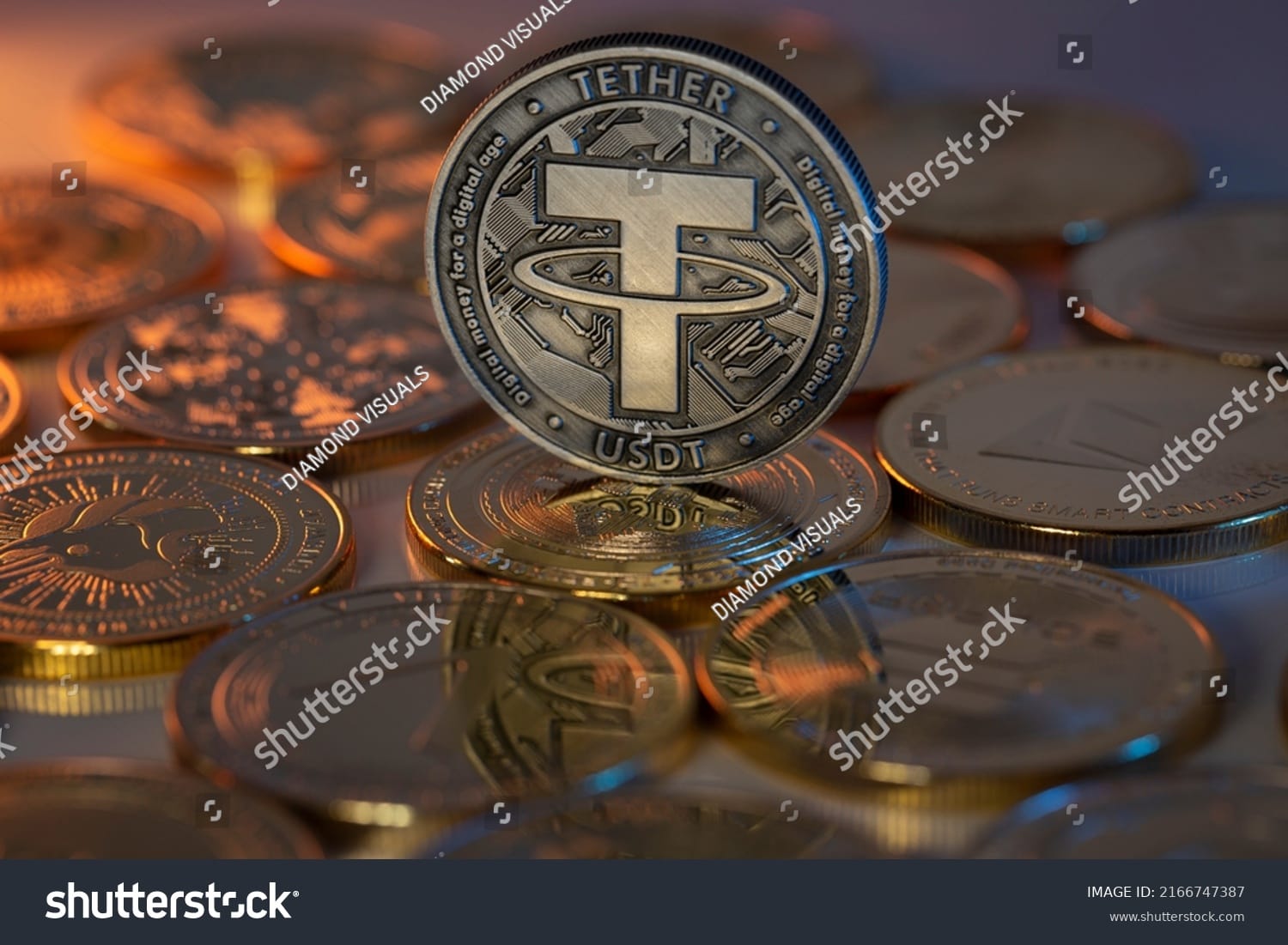 لوگو تتر Tether - کد 2166747387