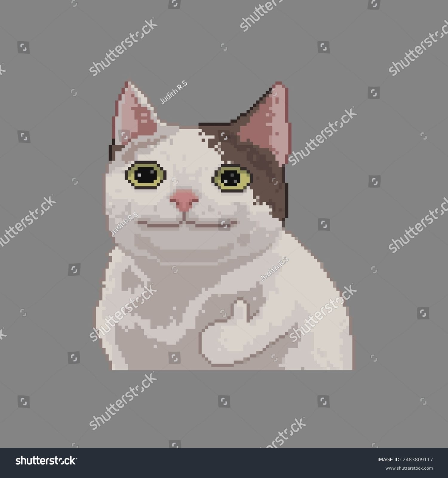پیکسل کت Pixel Cat - کد 2483809117