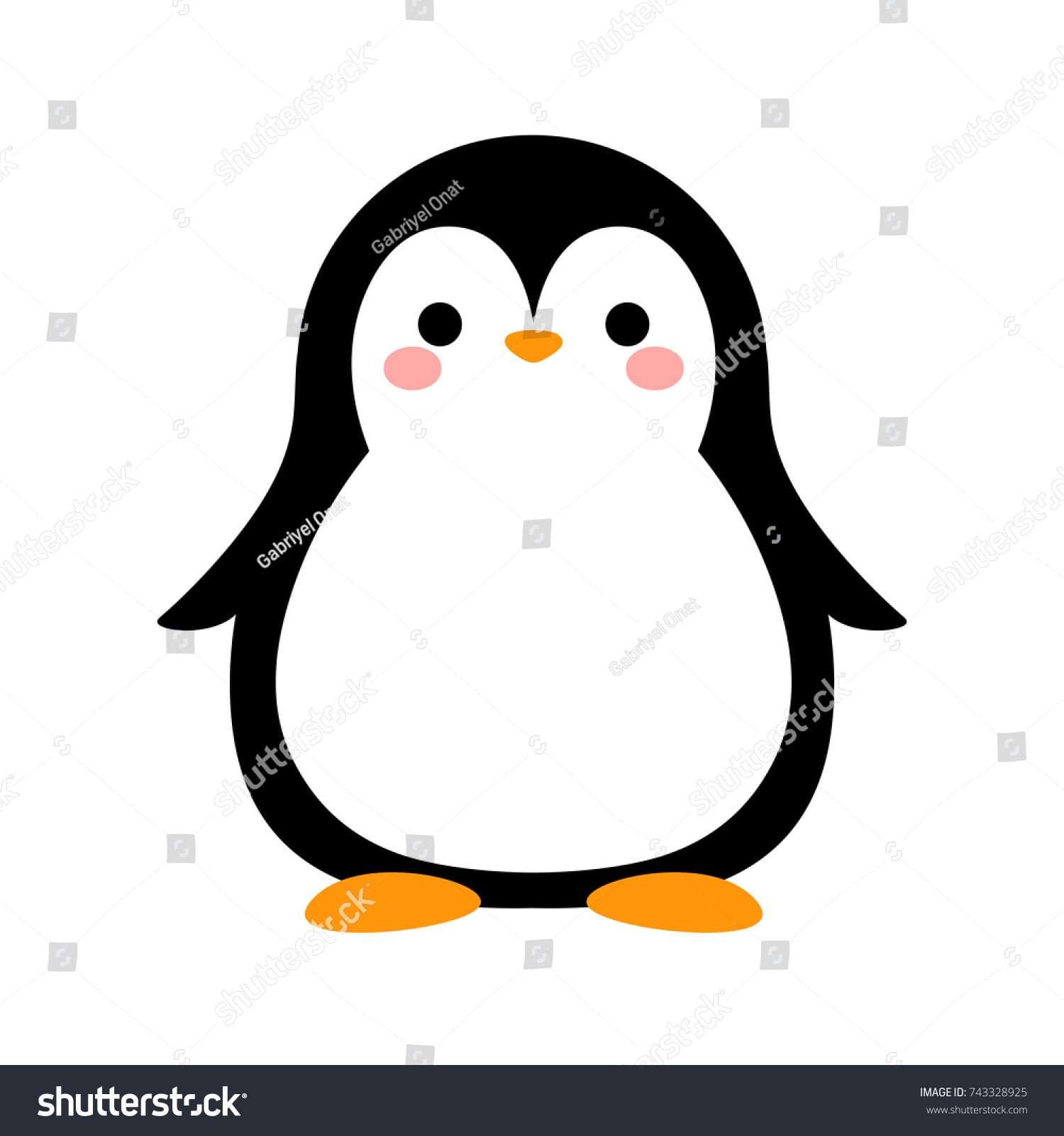 کارتون پنگوئن Pinguin Cartoon - کد 743328925