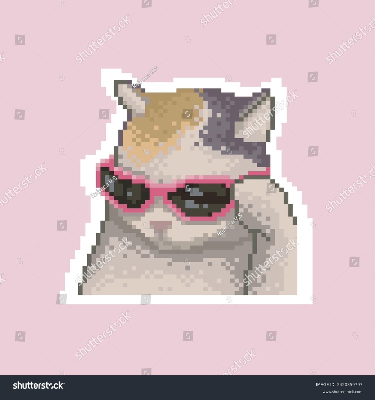 پیکسل کت Pixel Cat - کد 2420359797