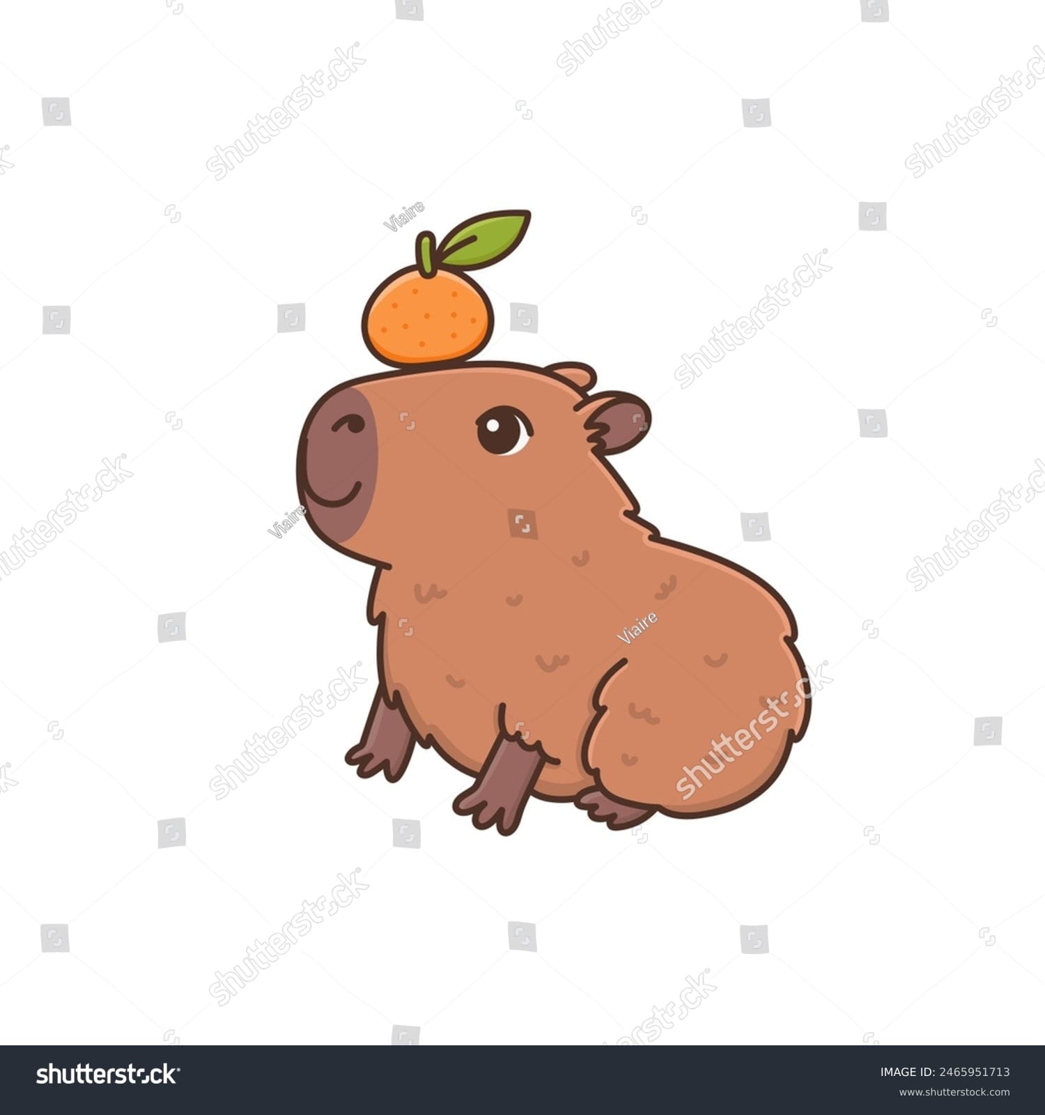 کارتون کپی بارا Capybara Cartoon - کد 2465951713