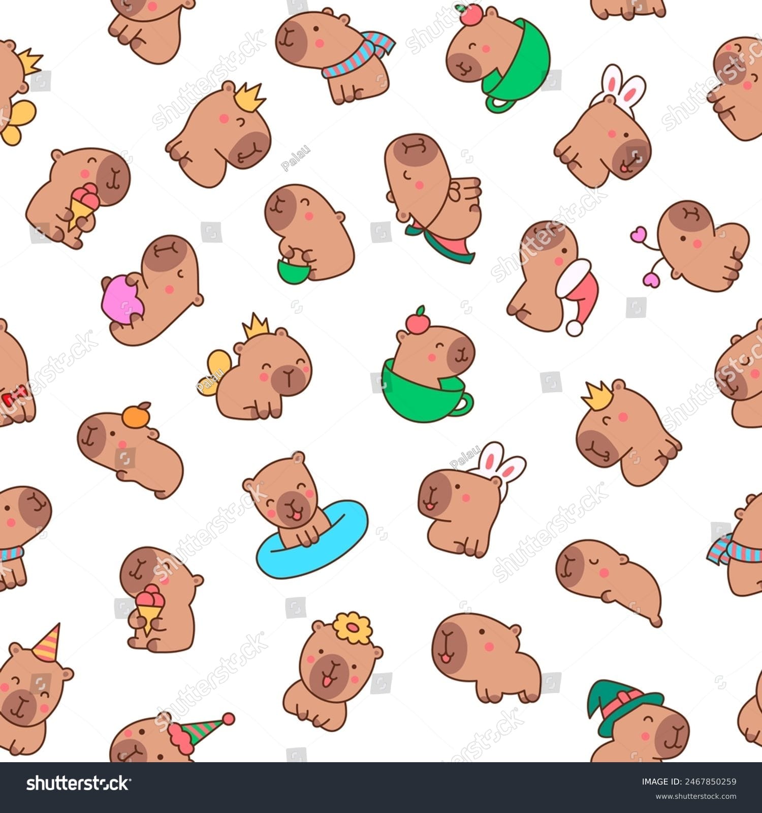 کارتون کپی بارا Capybara Cartoon - کد 2467850259