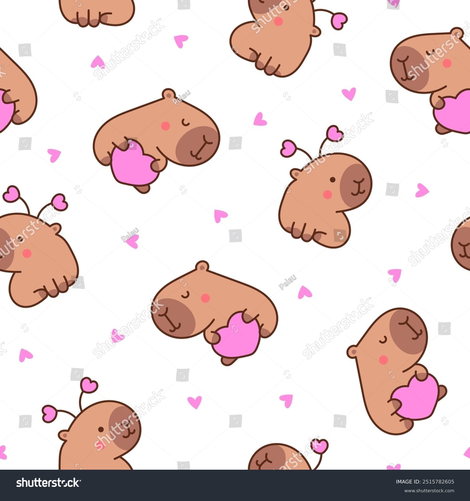 کارتون کپی بارا Capybara Cartoon - کد 2515782605