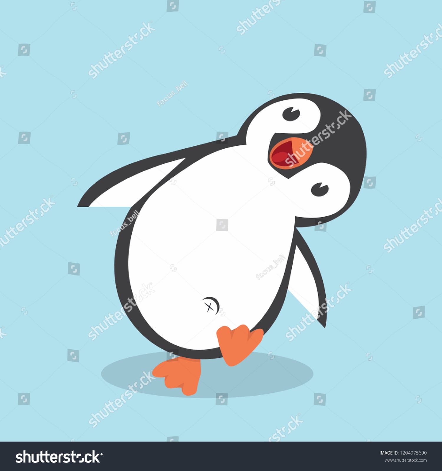 کارتون پنگوئن Pinguin Cartoon - کد 1204975690