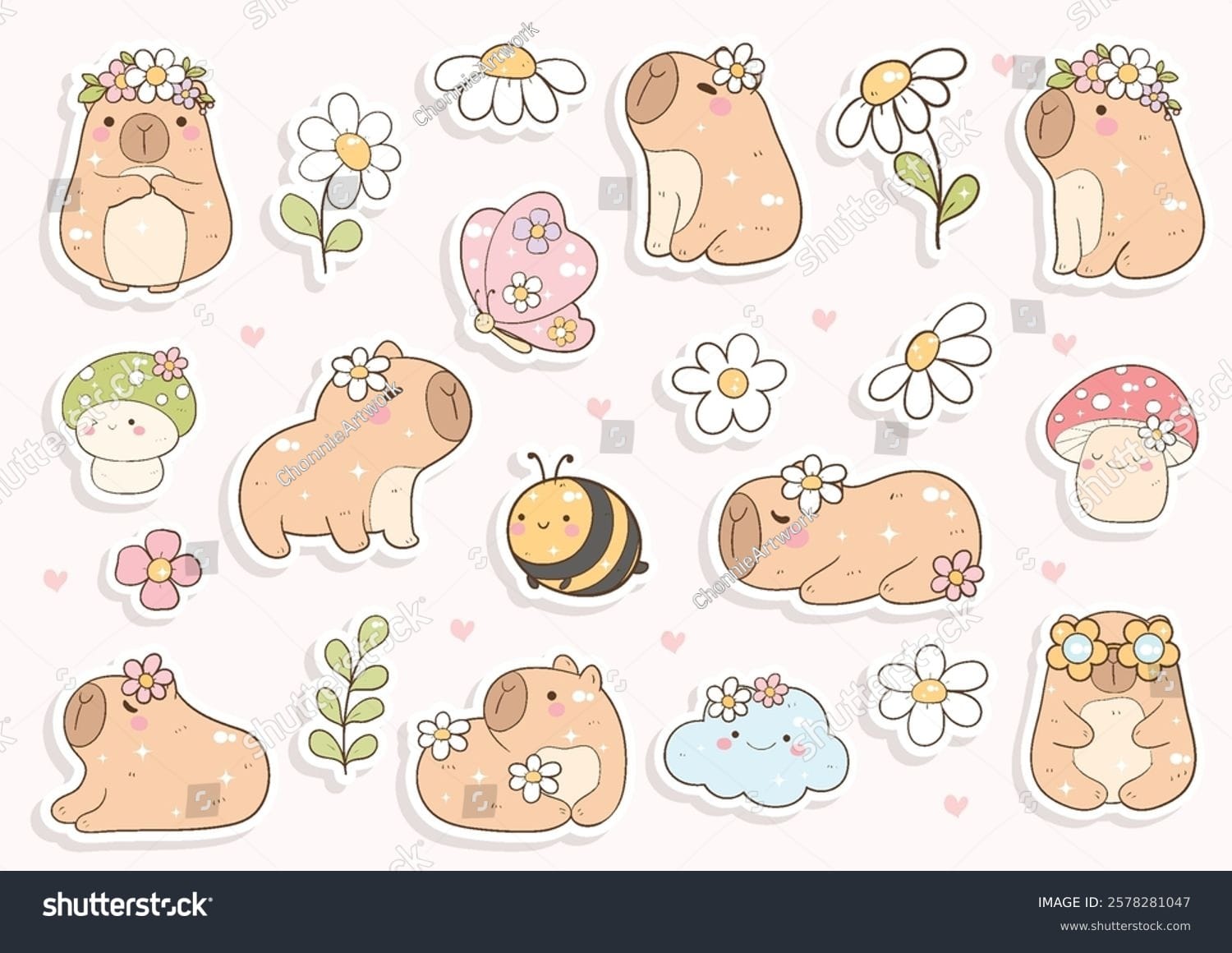 کارتون کپی بارا Capybara Cartoon - کد 2578281047