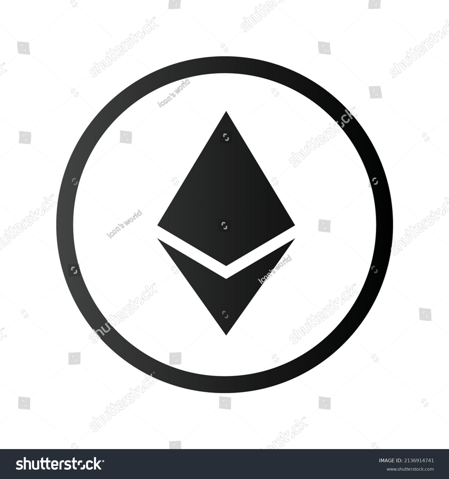 نماد اتریوم Ethereum - کد 2136914741