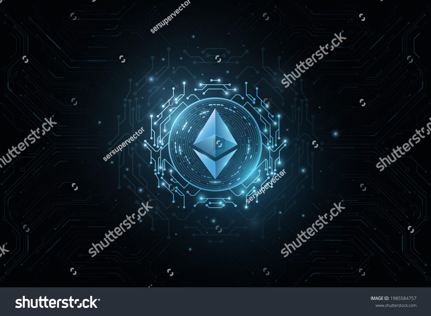 نماد اتریوم Ethereum - کد 1985584757