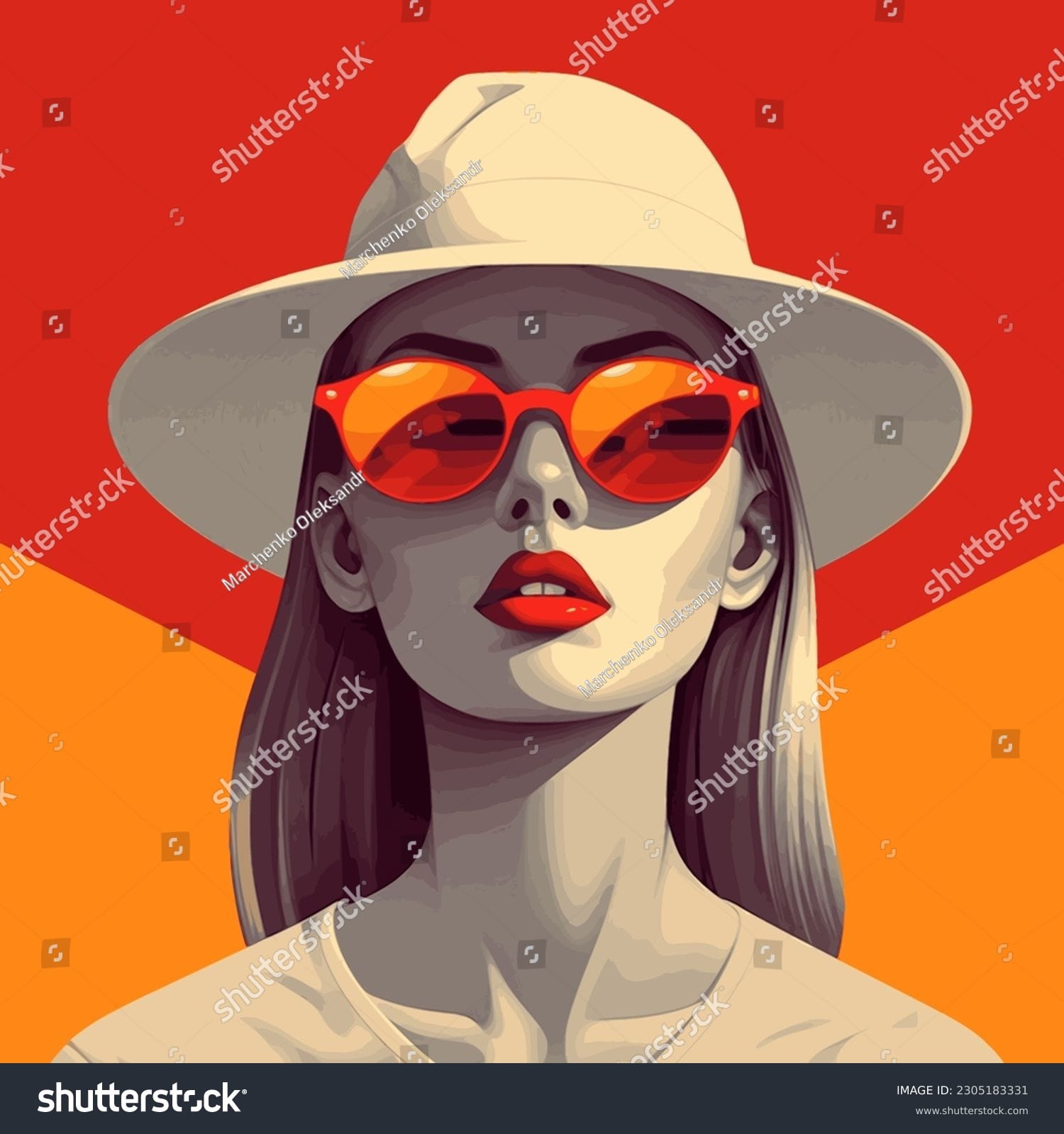فشن مدل عینک آفتابی Sunglasses Fashion Model - کد 2305183331