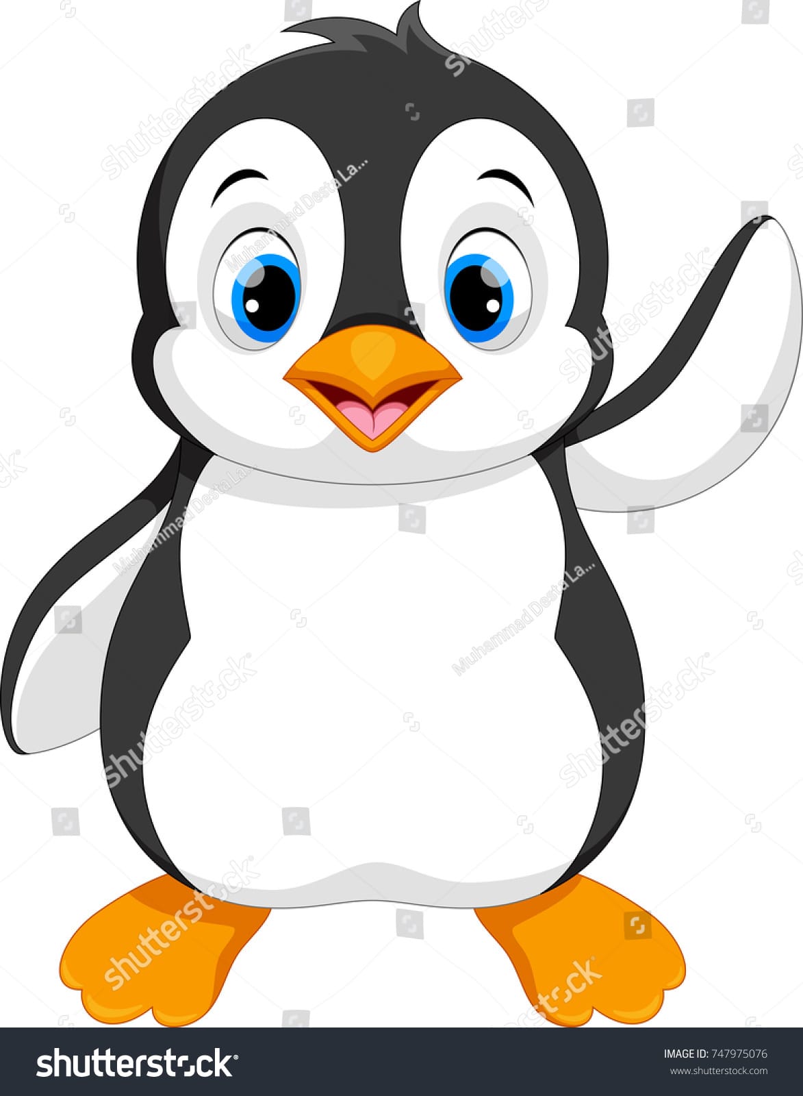 کارتون پنگوئن Pinguin Cartoon - کد 747975076