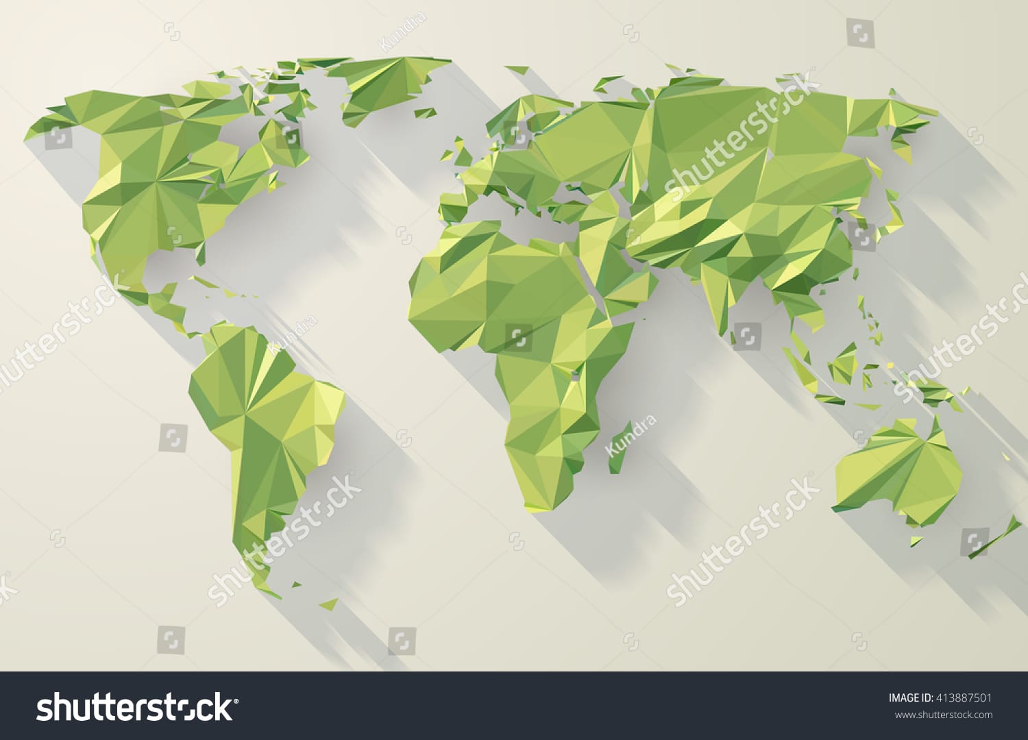 نقشه دنیا World Map - کد 413887501
