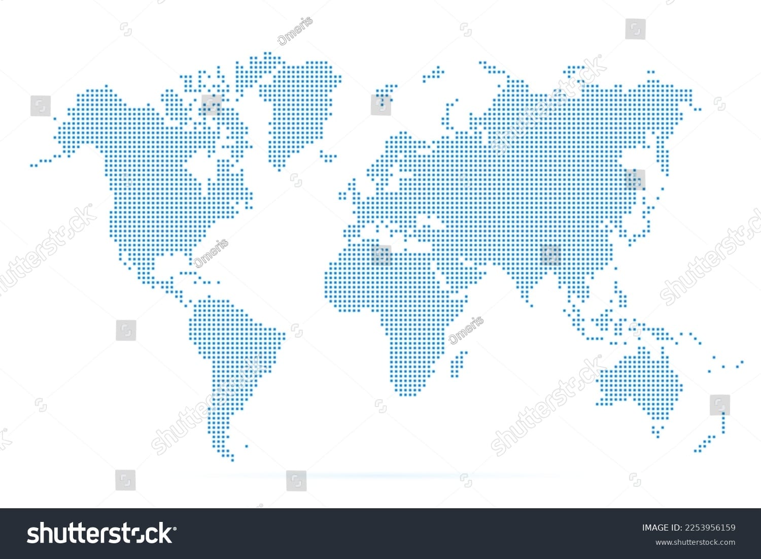نقشه دنیا World Map - کد 2253956159
