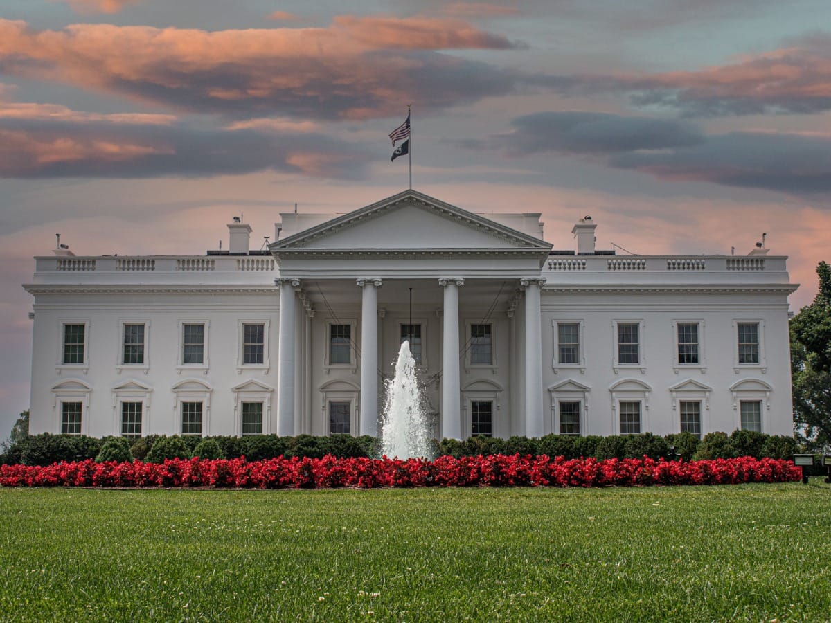 10عکس با کیفیت از کاخ سفید The White House برای چاپ روی انواع پرده