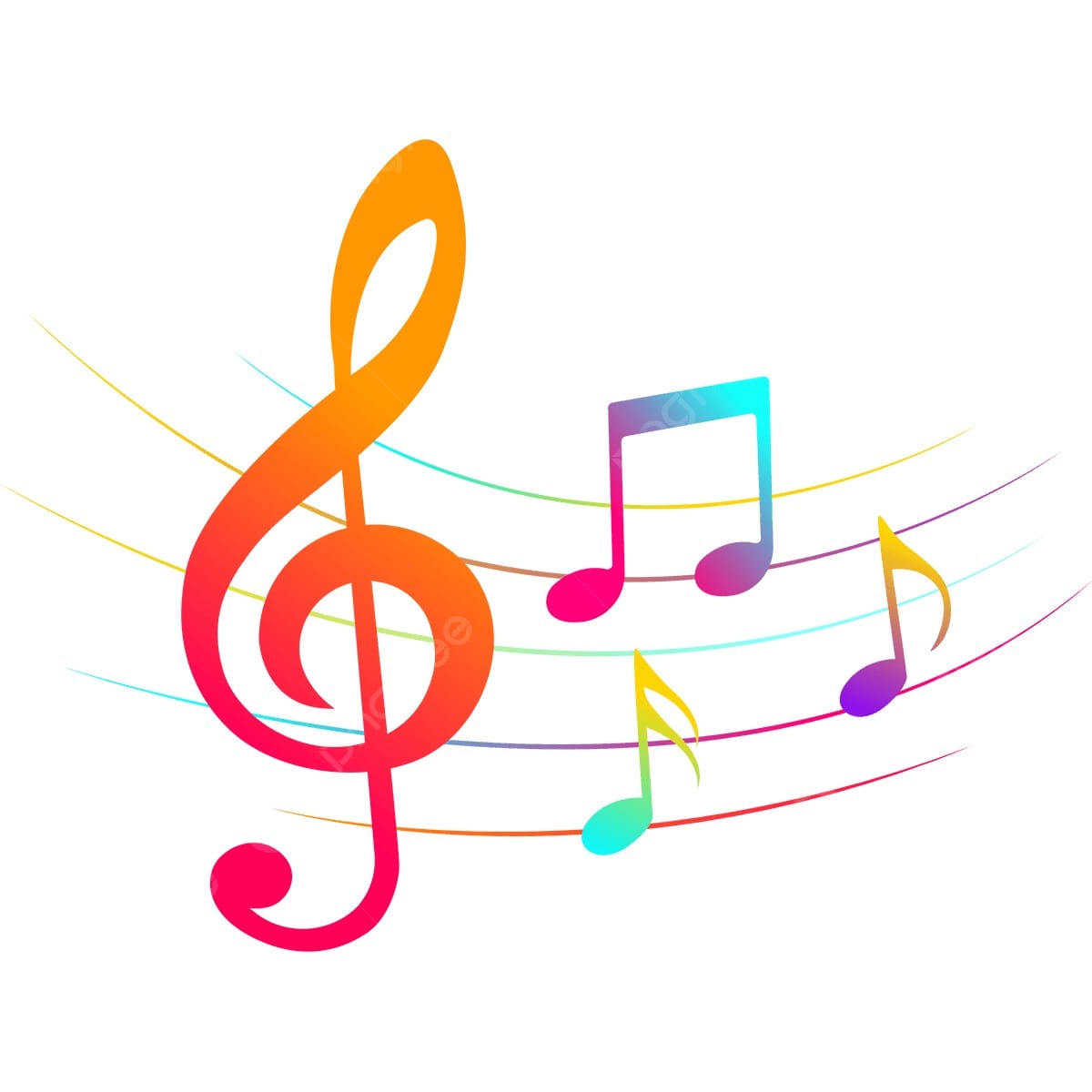 10عکس از نت های موسیقی Music Notes برای چاپ روی انواع پرده
