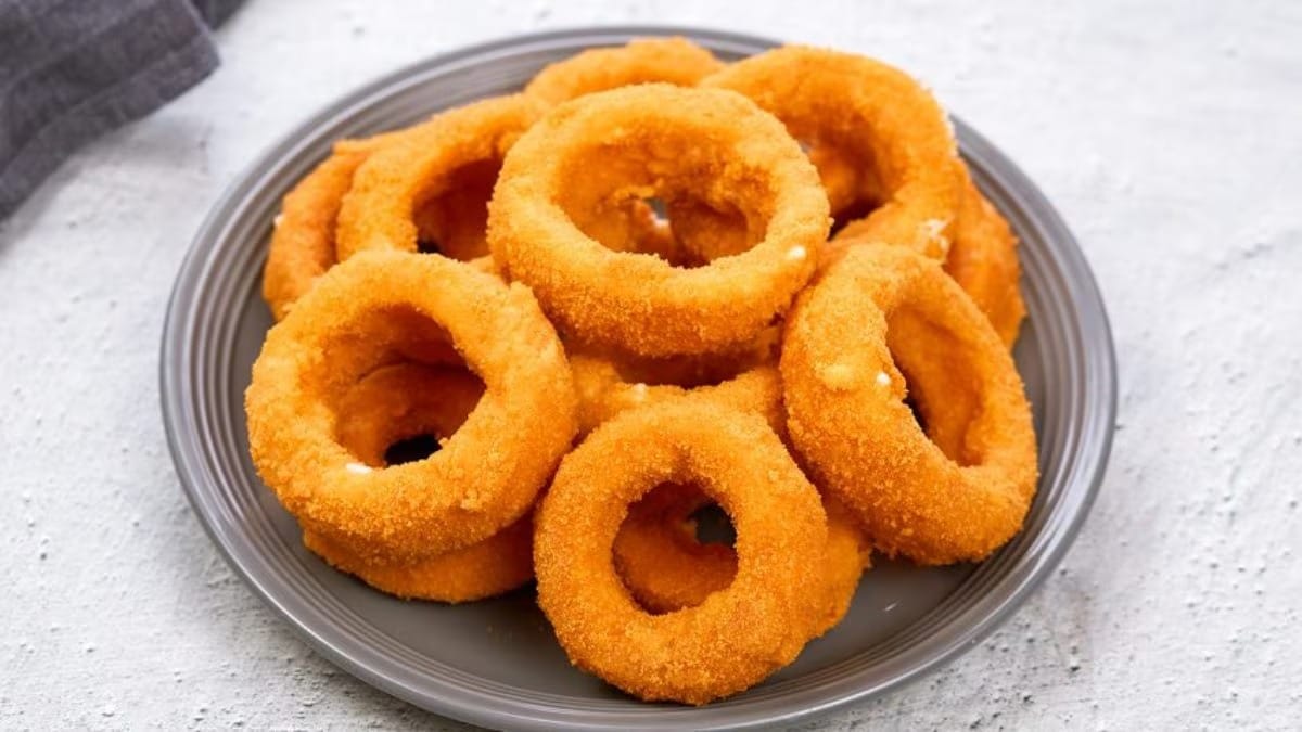عکسهای باکیفیت از پیاز سوخاری Onion Rings برای چاپ