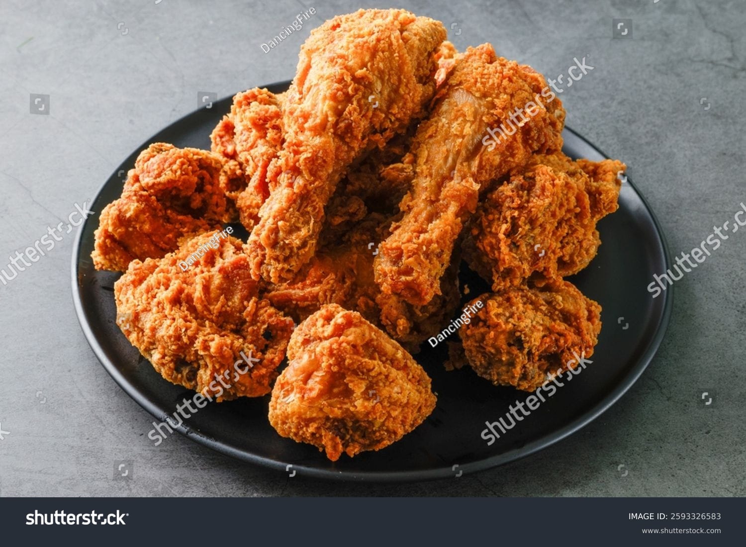 مرغ سوخاری Fried Chicken - کد 2593326583