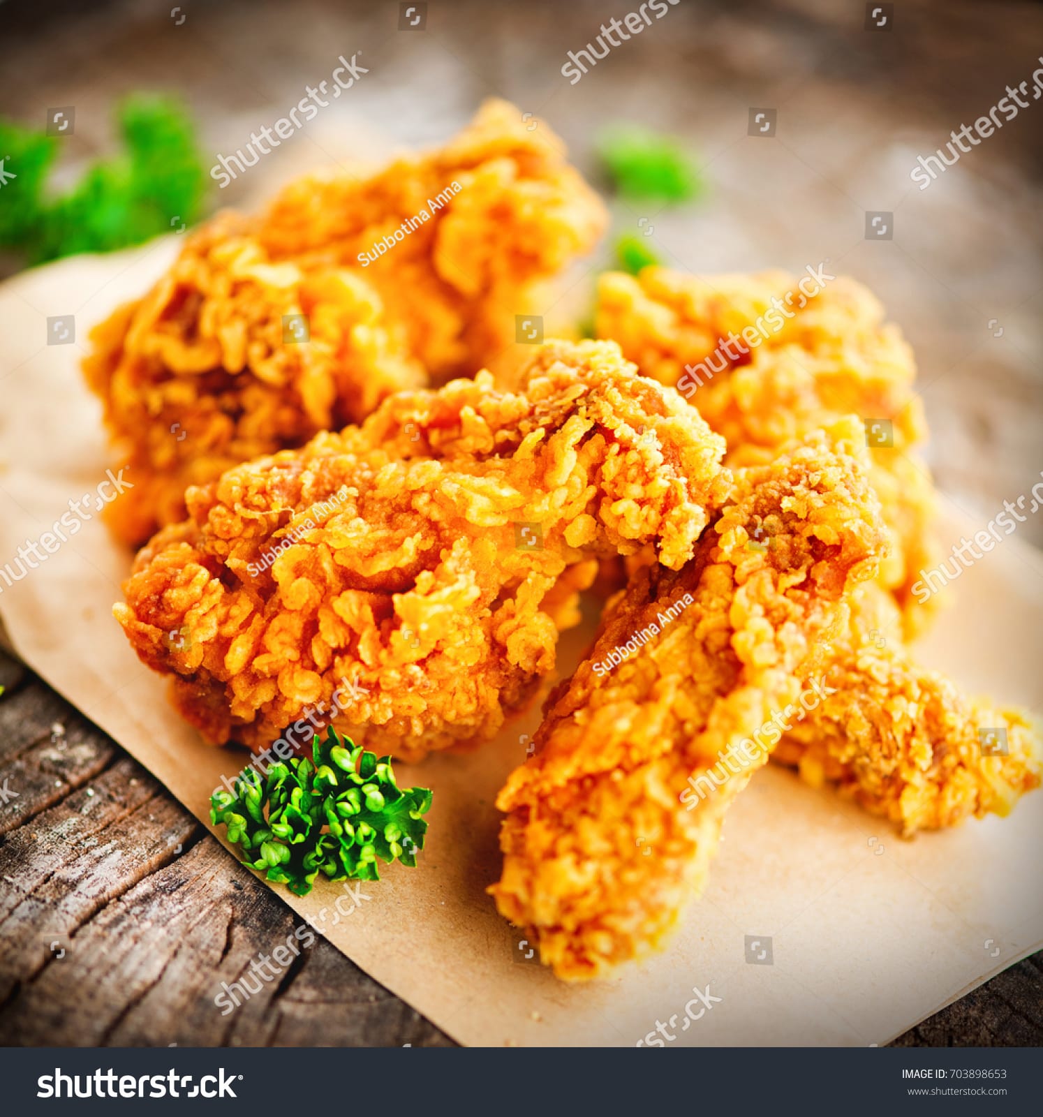 بال سوخاری Fried Chicken Wings - کد 703898653