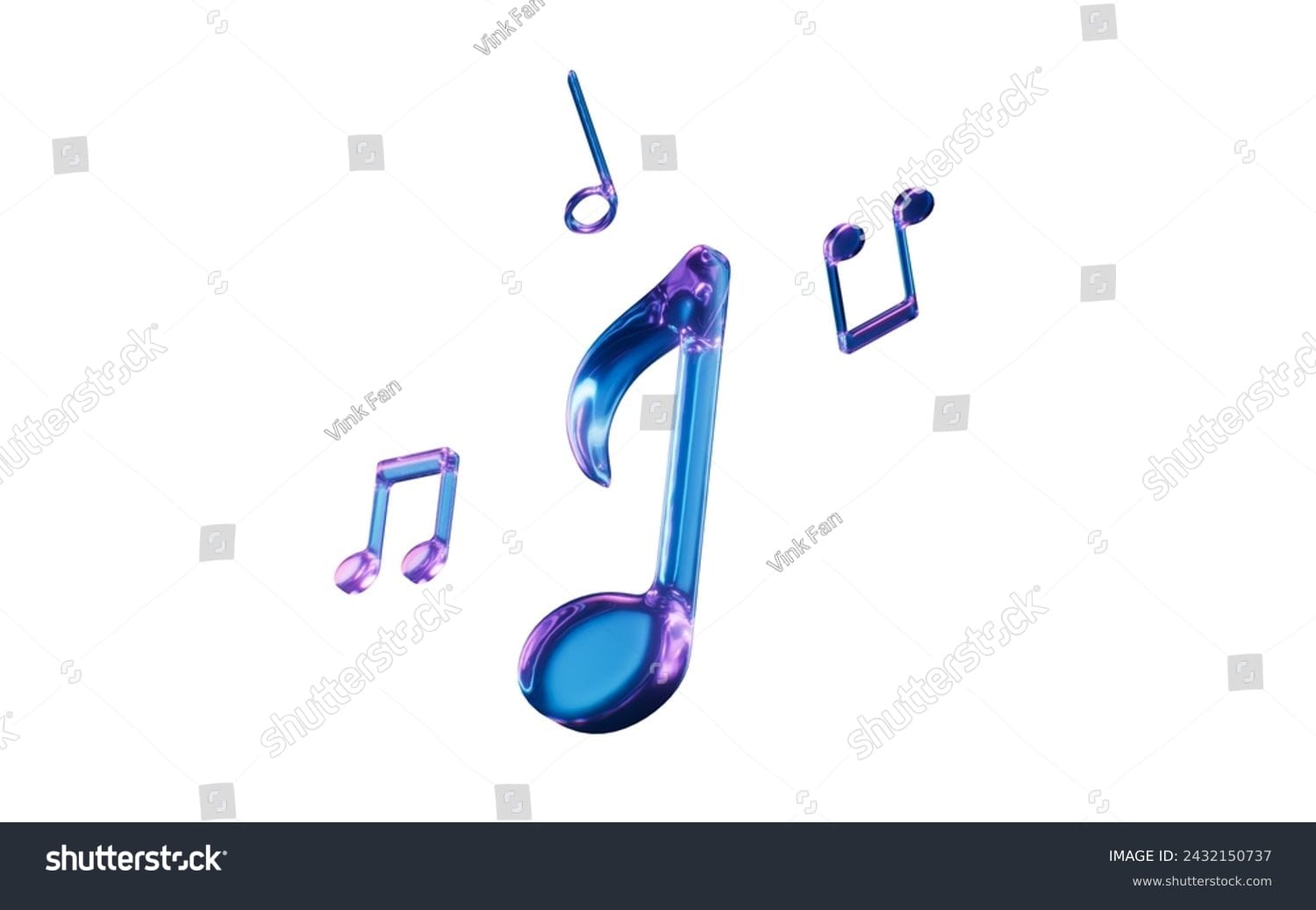 نت موسیقی Music Notes - کد 2432150737
