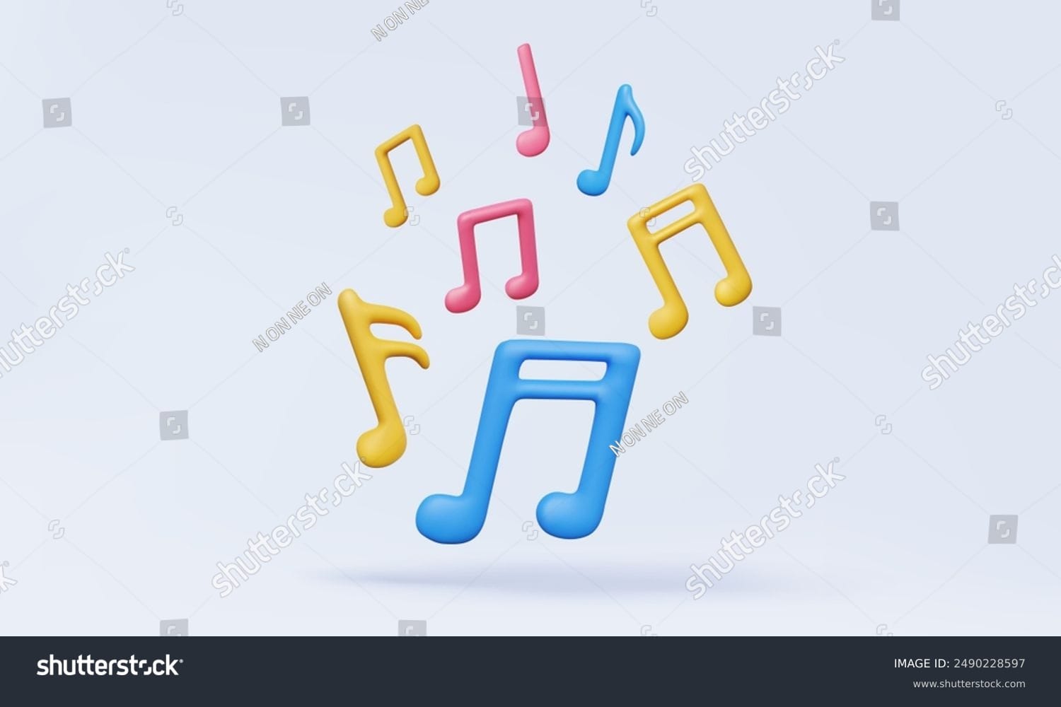 نت موسیقی Music Notes - کد 2490228597