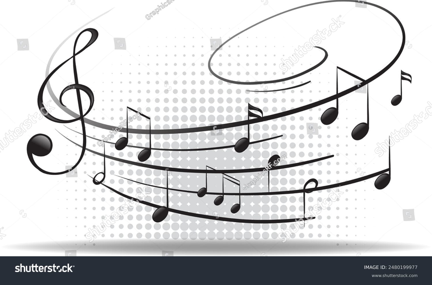 نت موسیقی Music Notes - کد 2480199977