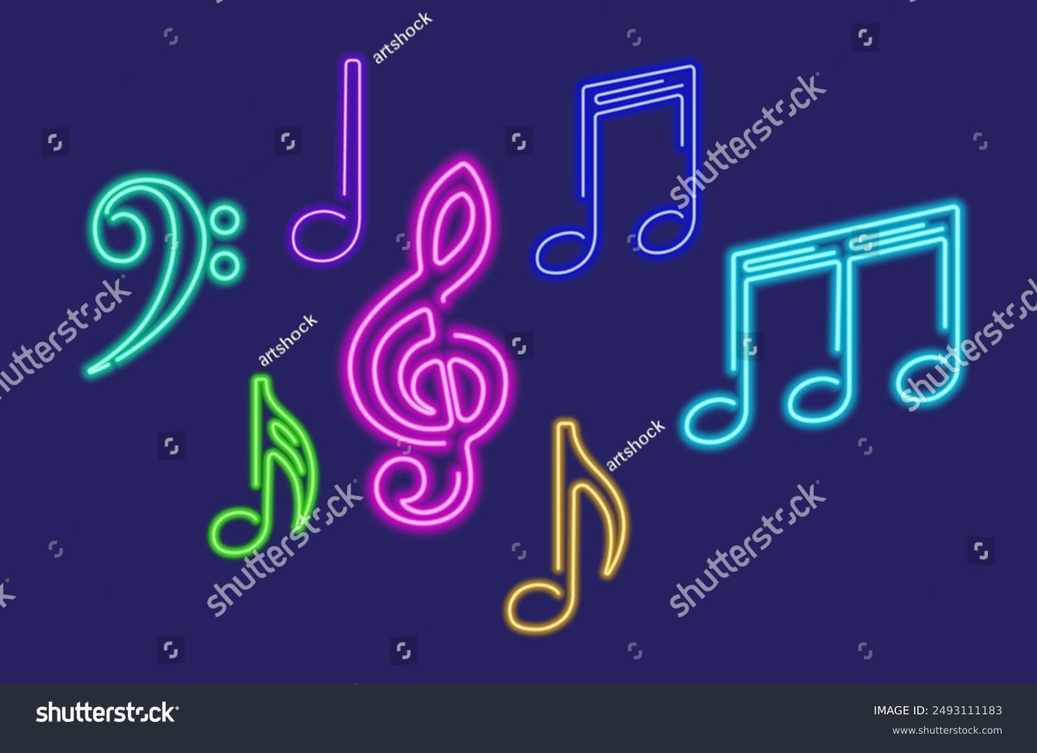 نت موسیقی Music Notes - کد 2493111183